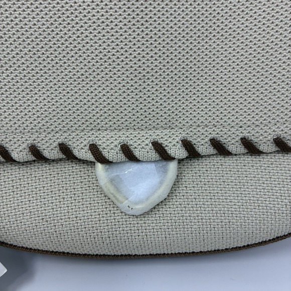 Rothy's The Saddle Bag Flat White $189 MSRP 6x9x7" Crossbody NWT - Picture 13 of 16